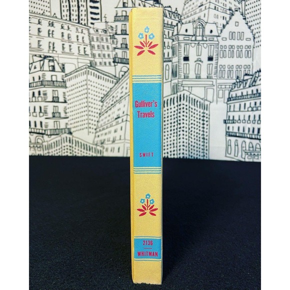 VTG 1940 HC Gulliver's Travels by Johnathan Swift Whitman Publishing Co W/ DJ - Picture 14 of 16